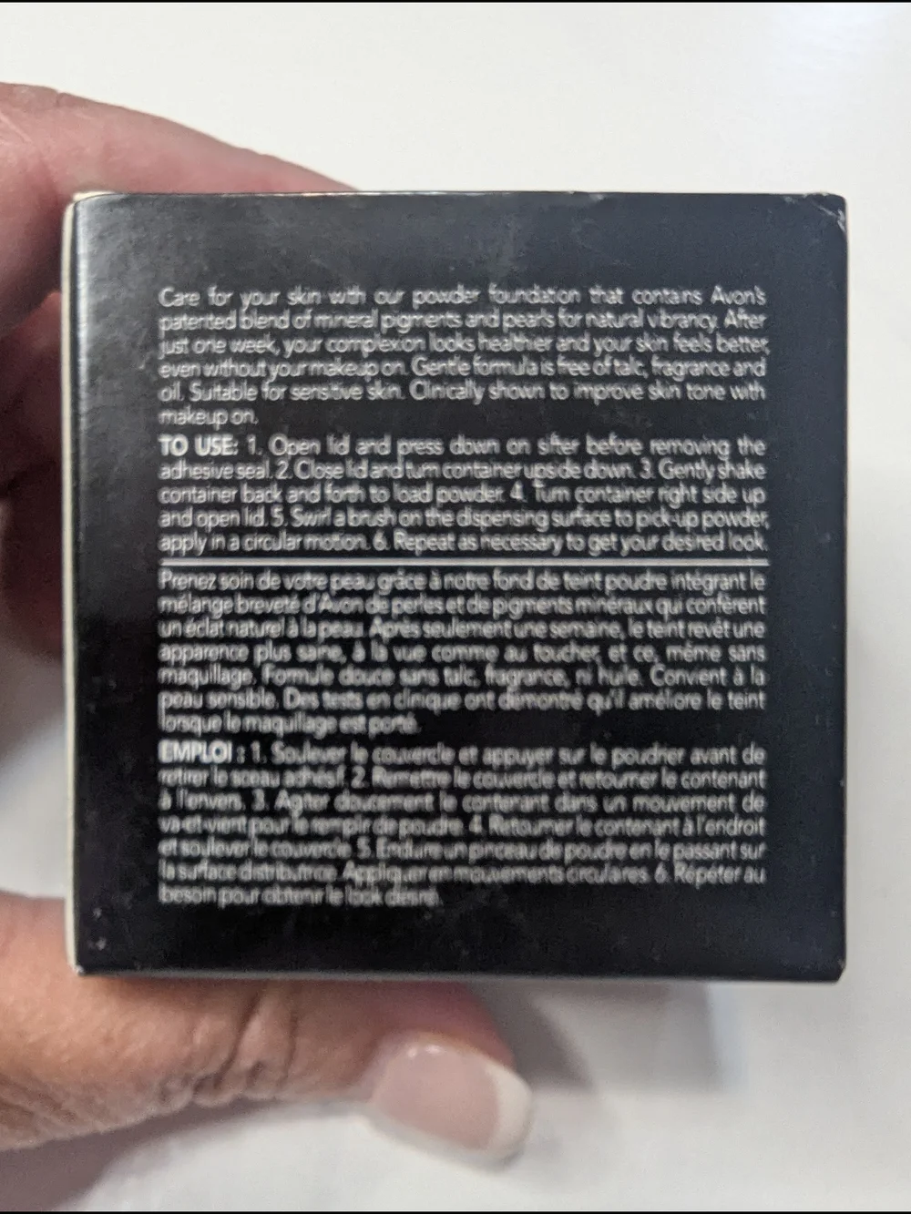 Avon Smooth Minerals Powder Foundation-Bronze .12 Oz NOS